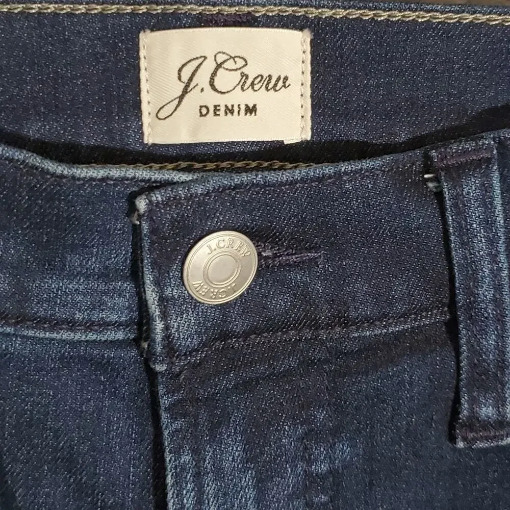 J. crew high rise cropped‎ jeans size 29